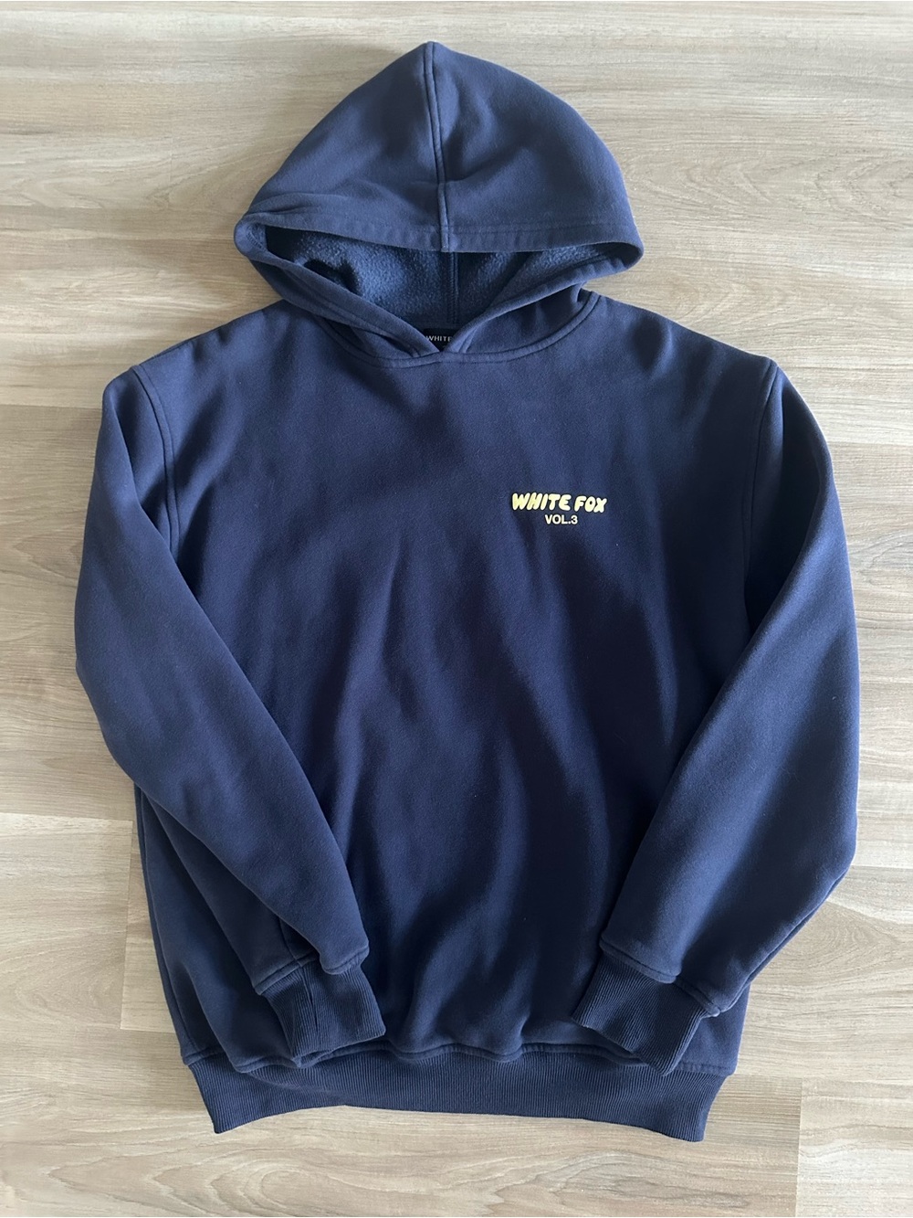 Navy/Yellow White Fox Hoodie